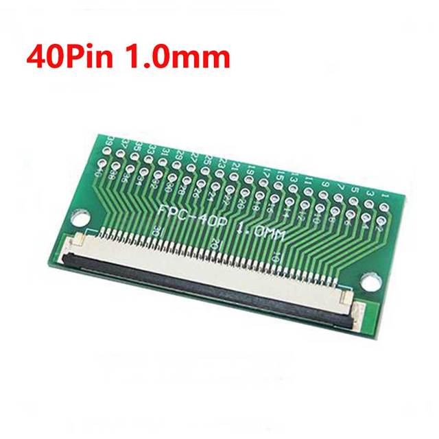 FFC / FPC Adapter Board 1mm to 2.54mm Soldered Connector