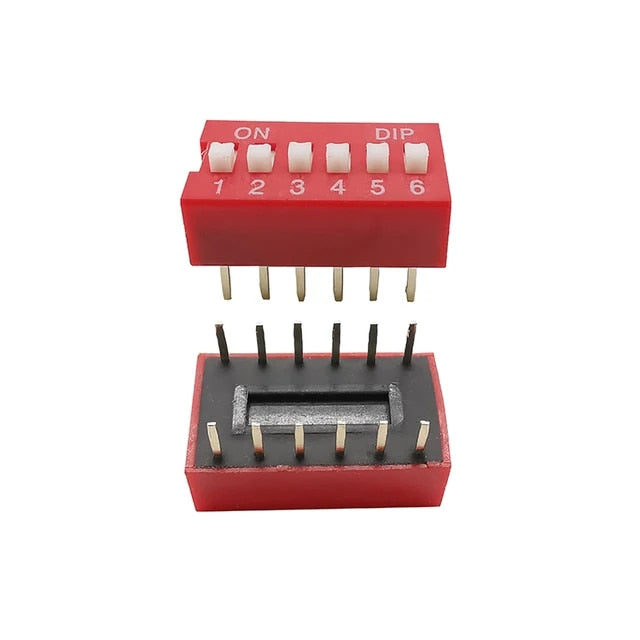 DIP Slide Switch 2.54mm Straight