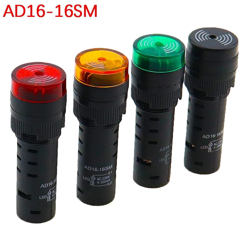 AD16 LED Signal Indicator With Built-in Buzzer