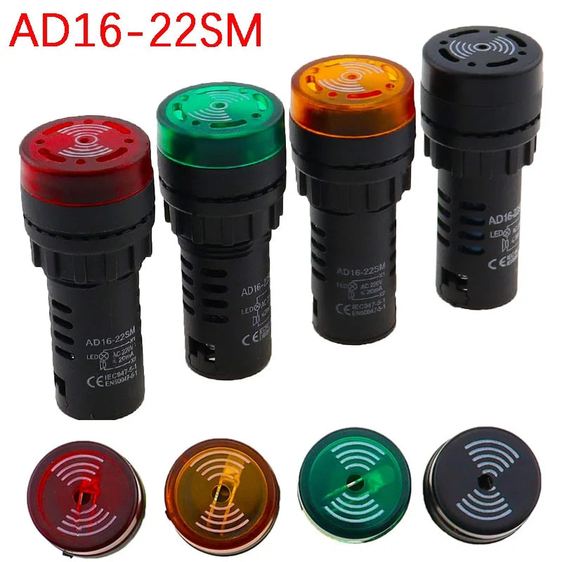 AD16 LED Signal Indicator With Built-in Buzzer