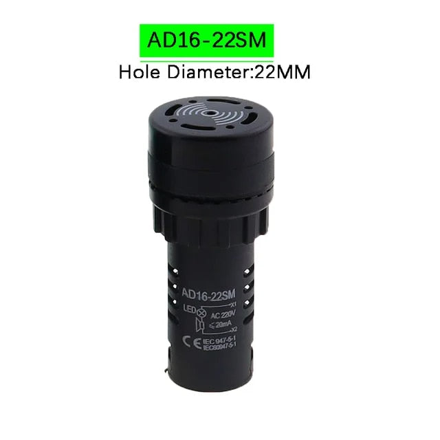 AD16 LED Signal Indicator With Built-in Buzzer