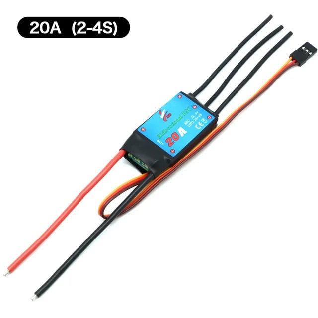 Bidirectional Brushless ESC with UBEC for RC Boat Car Pneumatic Underwater Propeller