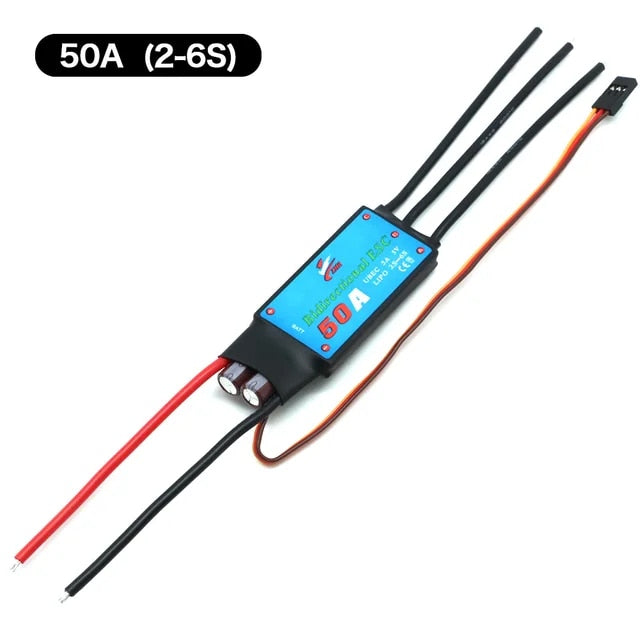 Bidirectional Brushless ESC with UBEC for RC Boat Car Pneumatic Underwater Propeller