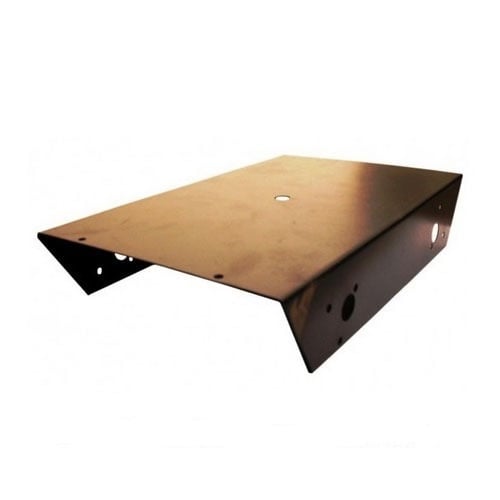 4 Wheel Metal Chassis Black for Robotic DIY Car