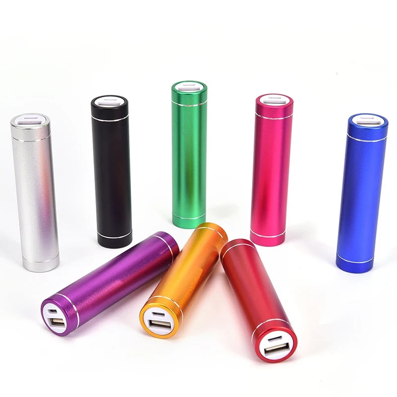 5V 1A USB Aluminium Body Power Bank Case for 18650 Battery