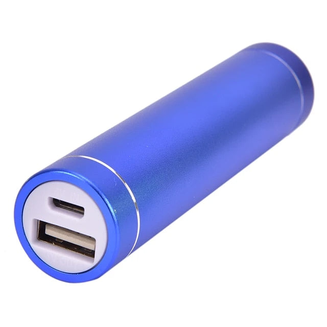 5V 1A USB Aluminium Body Power Bank Case for 18650 Battery