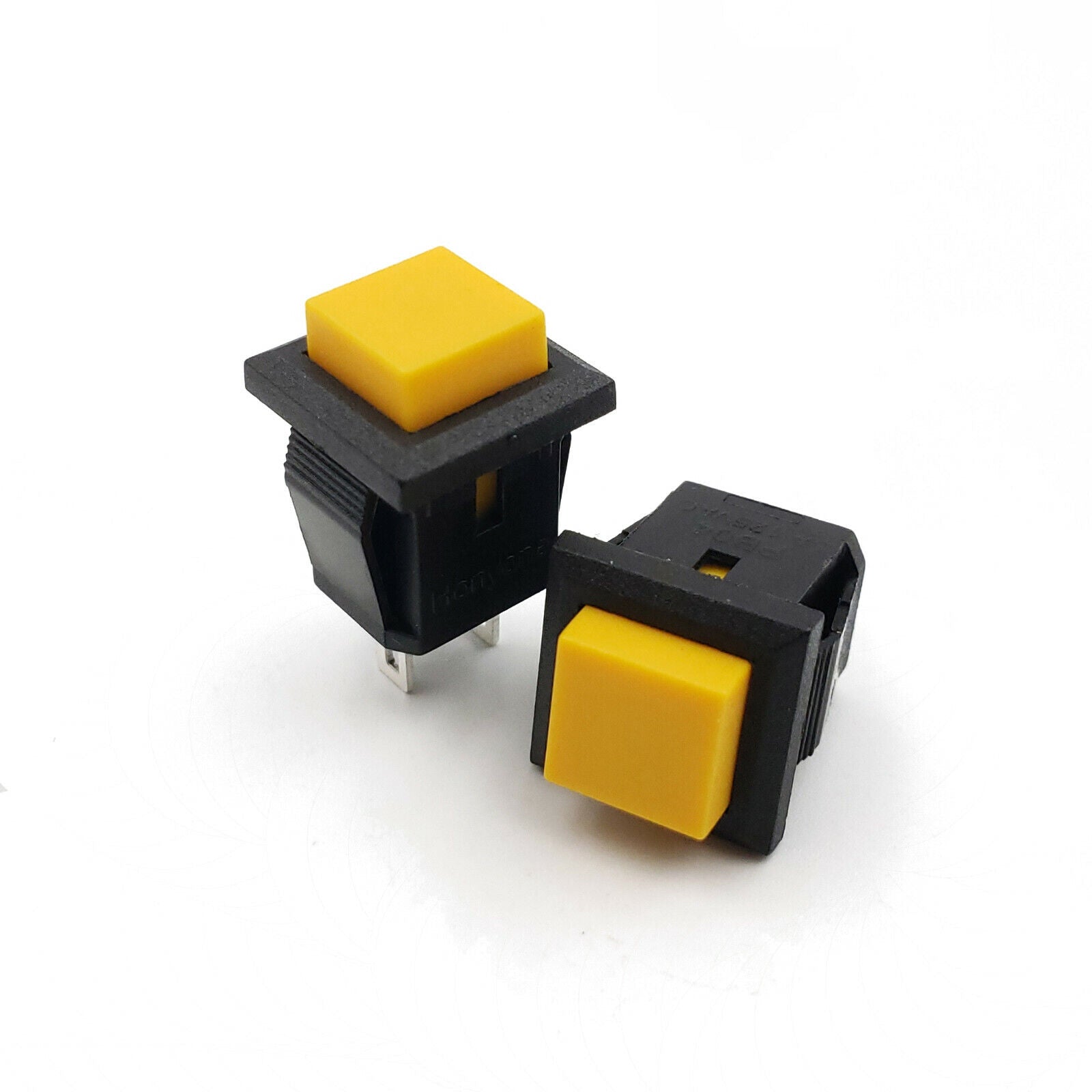 14x14 Square OFF-MOM Momentary 2Pin SPST Only Push Button Switch