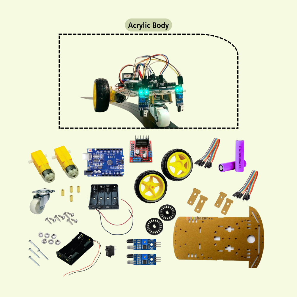 Line Following Robot DIY Project Kit