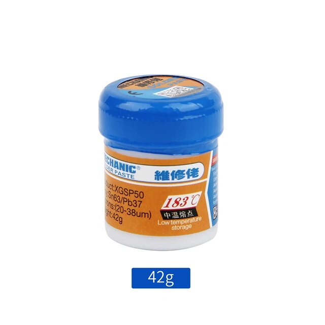 Mechanic: XG Series 183℃ SMD Solder Paste