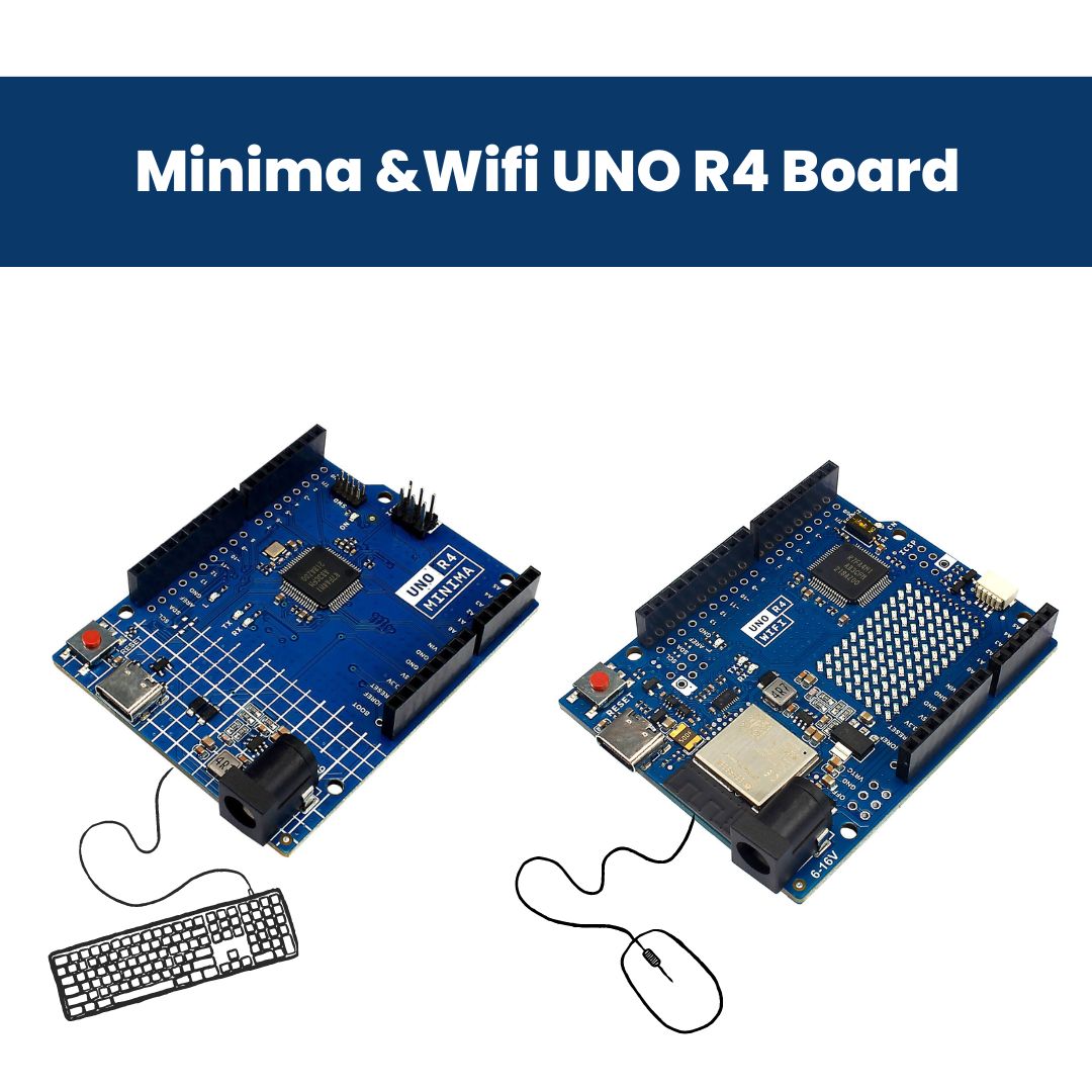 UNO R4 MINIMA & WiFi (Compatible with Arduino)
