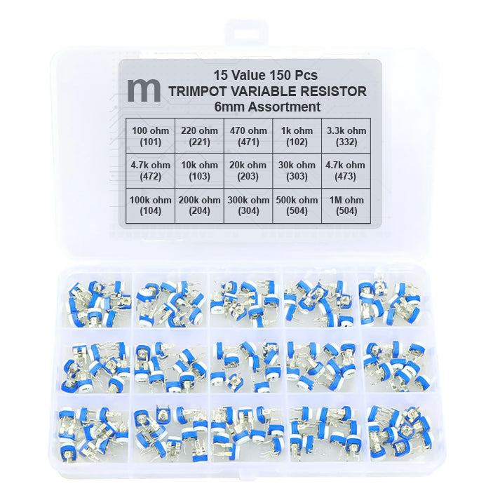 RM065 Horizontal Adjustable Resistor Assorted Kit