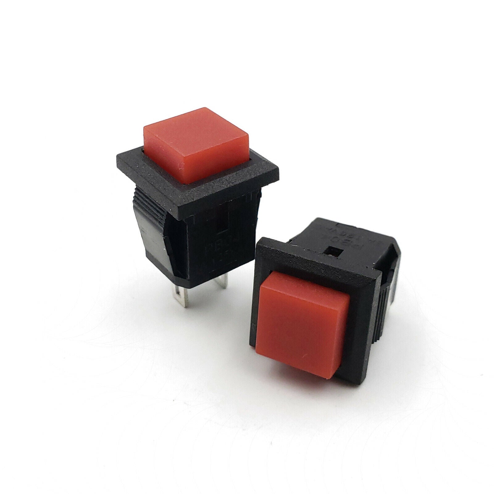 14x14 Square OFF-MOM Momentary 2Pin SPST Only Push Button Switch