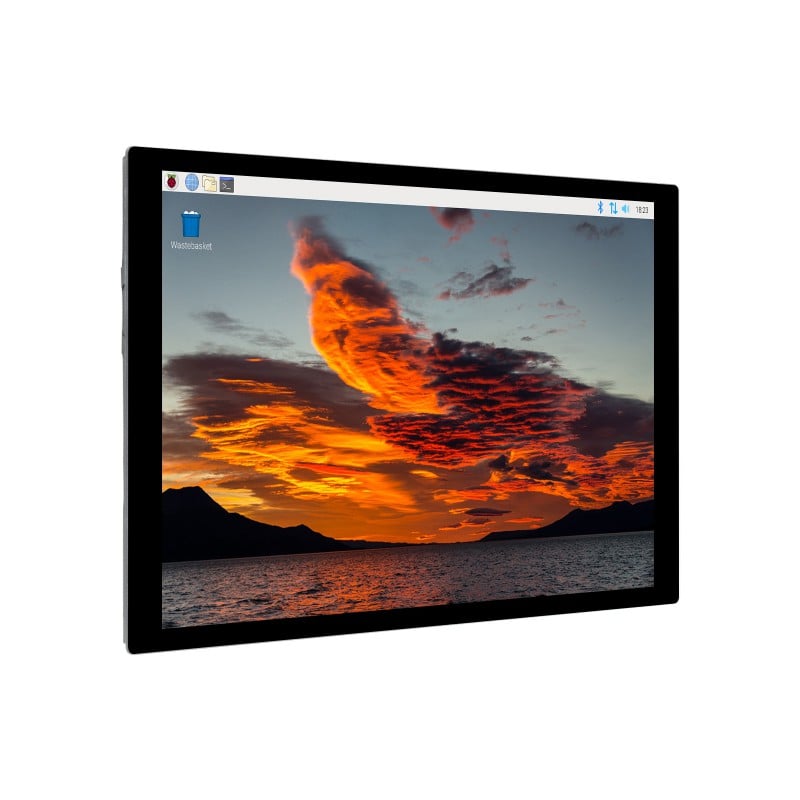 Waveshare: 23739 10.1DP-CAPLCD 10.1inch Capacitive Touch Display 1280×800 for Raspberry Pi - IPS, HDMI