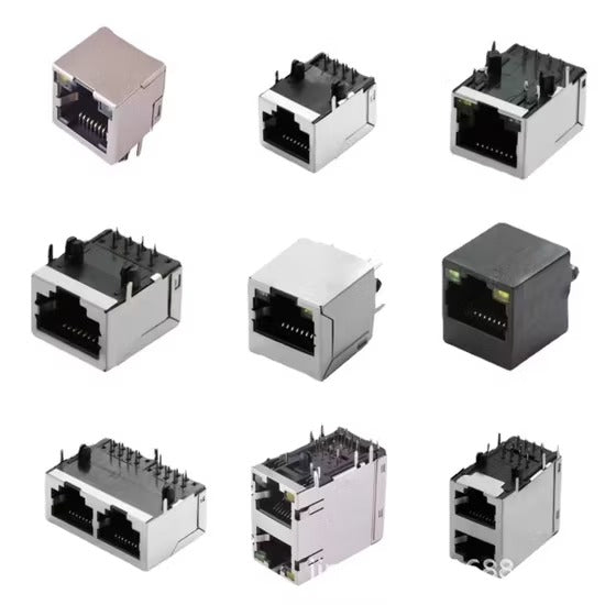 Ethernet Connector PCB Mount Female RJ45 8P8C
