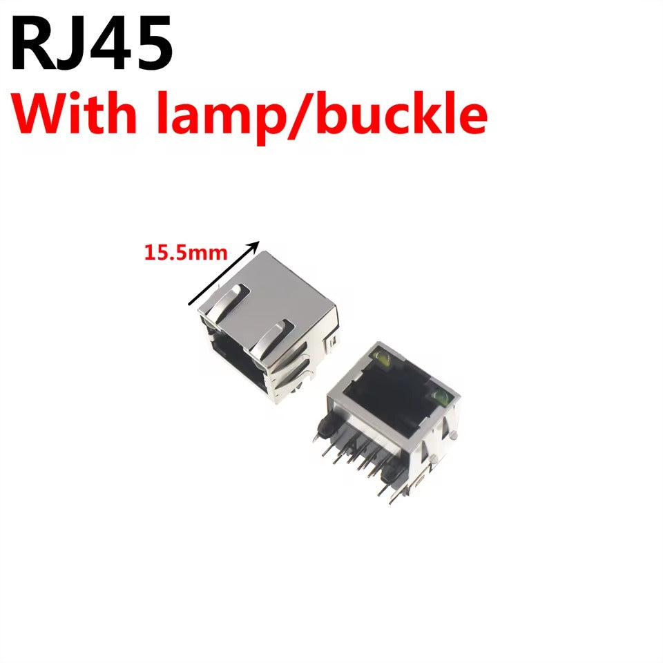 Ethernet Connector PCB Mount Female RJ45 8P8C