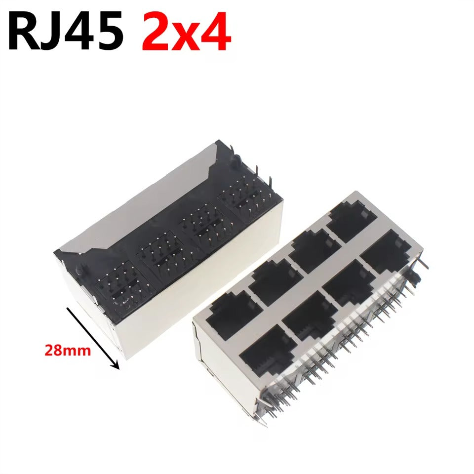 Ethernet Connector PCB Mount Female RJ45 8P8C