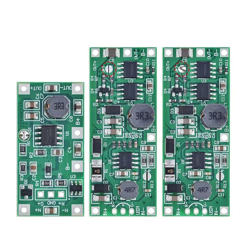 DC 5V/9V/12V Lithium Battery Step-Up UPS Charging Module with Protection Circuit