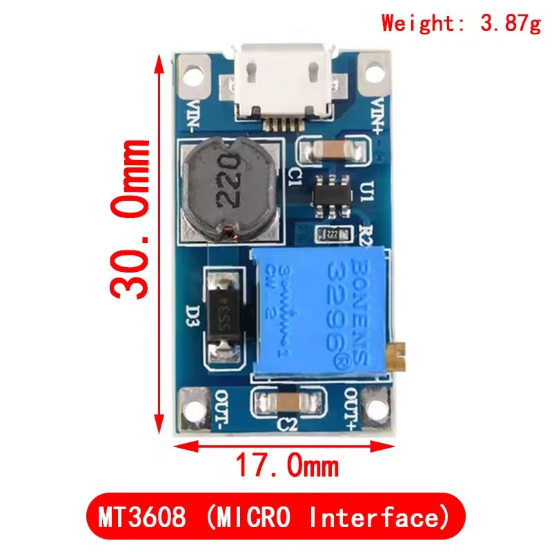 2A DC-DC Adjustable Converter Board Boost Power Supply Module