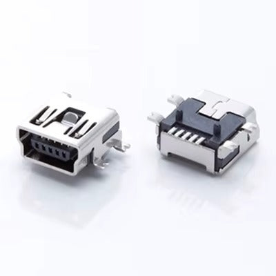 Mini USB-B Female Connector 5-Pin