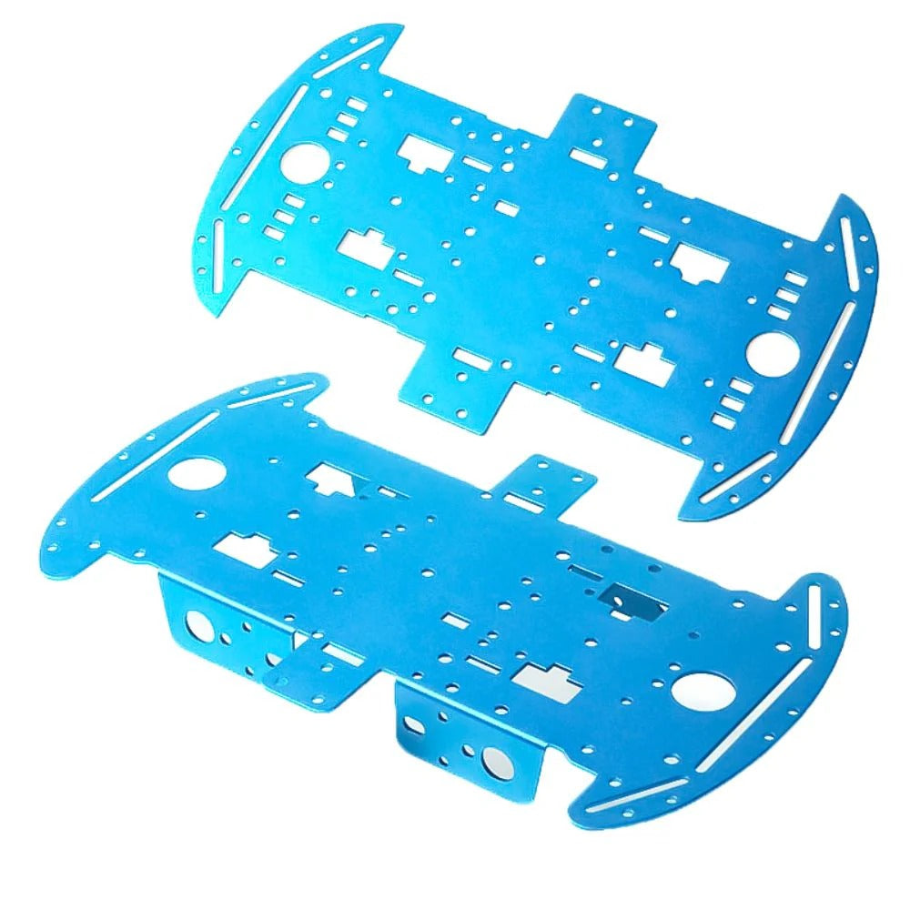 4WD Aluminium Alloy Chassis for Smart Robotic Car