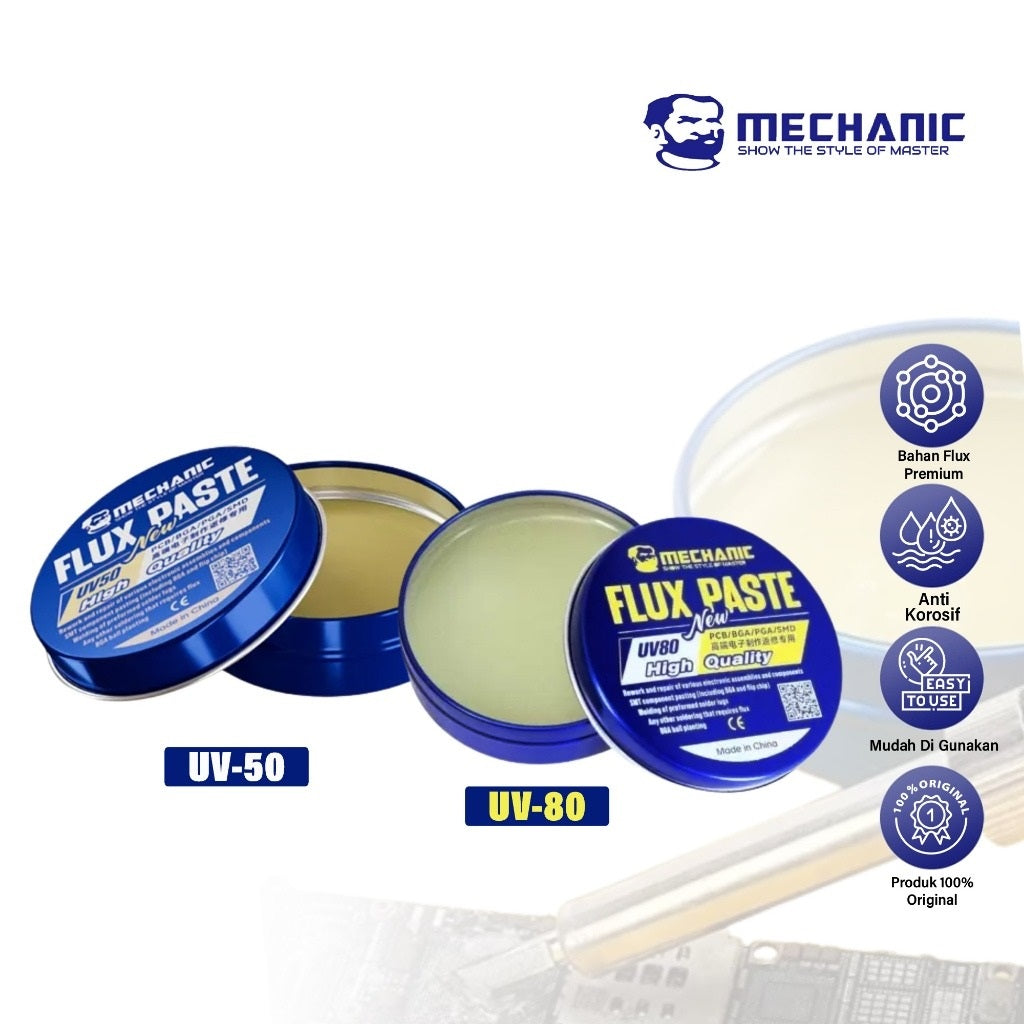Mechanic: Flux Paste for PCB/SMD/BGA/PGA Soldering
