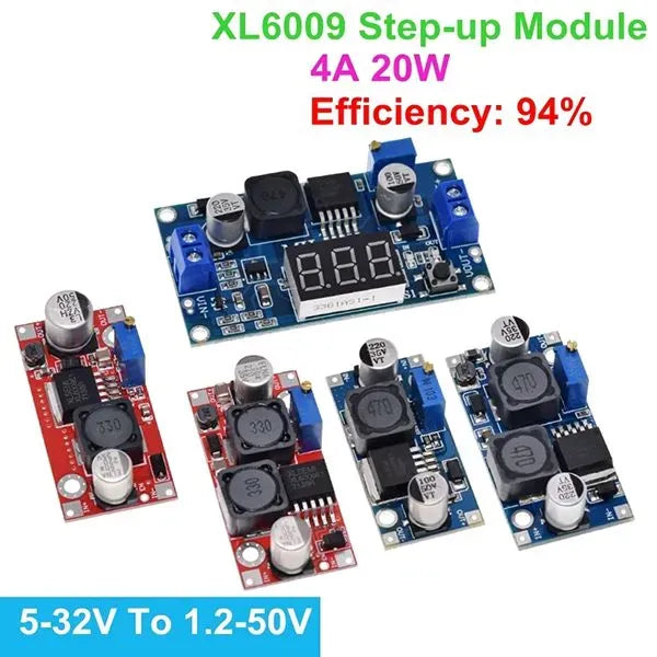XL6009 DC-DC Adjustable Boost-Buck Step-Up Step-Down Converter Module