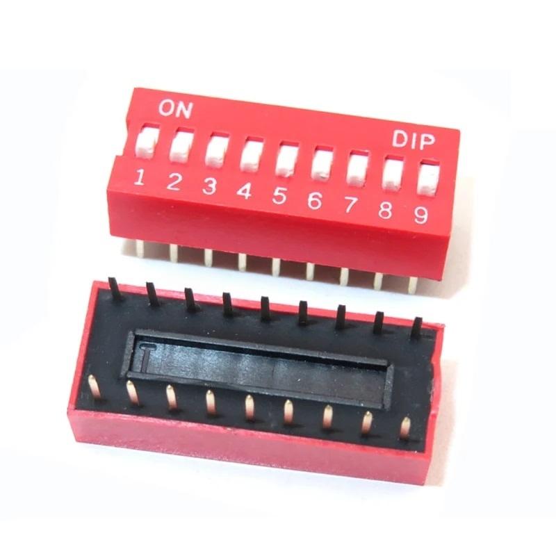 DIP Slide Switch 2.54mm Straight