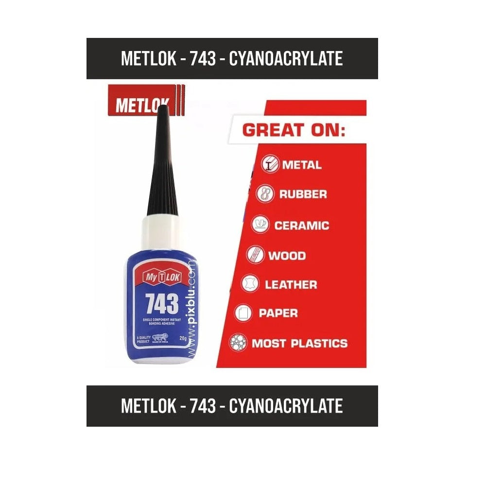 20g 743 Single Component Instant Bonding Adhesive