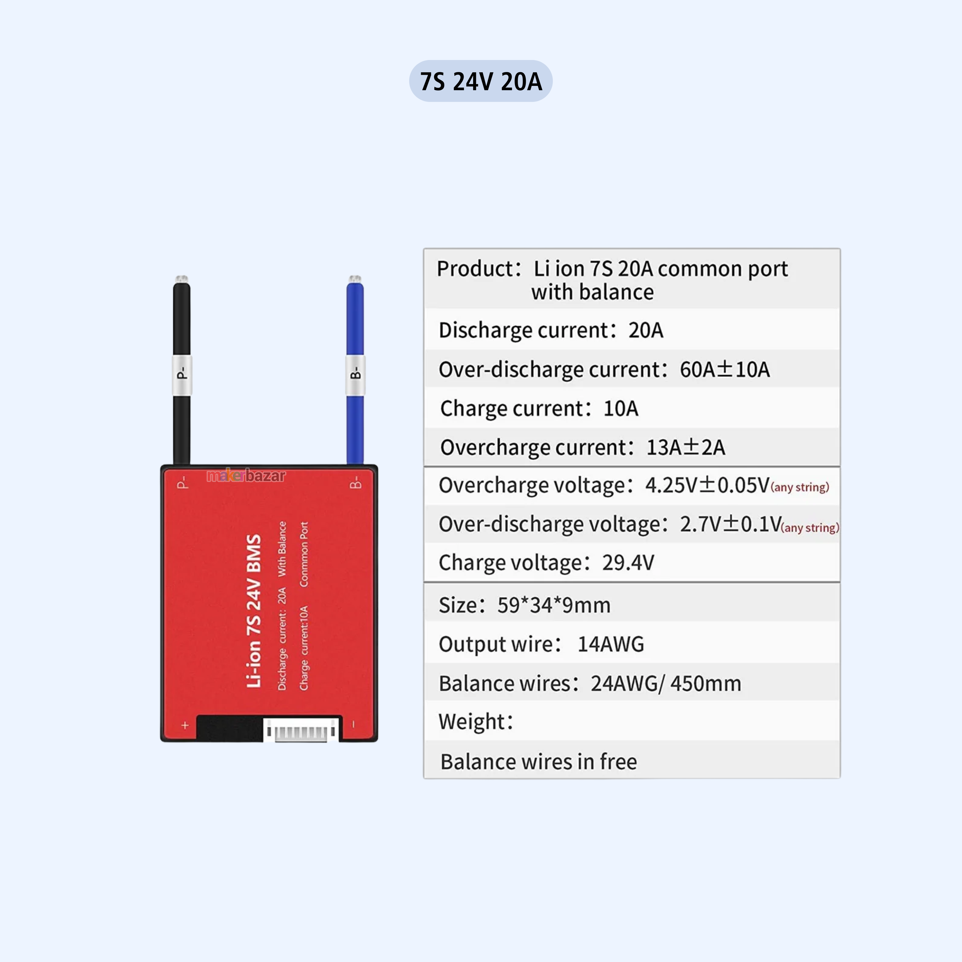 Daly: H-Series LiFePO4 BMS LFP Standard Battery Management System with Common Port