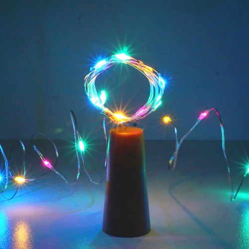 Cork Light Copper Wire String Lights