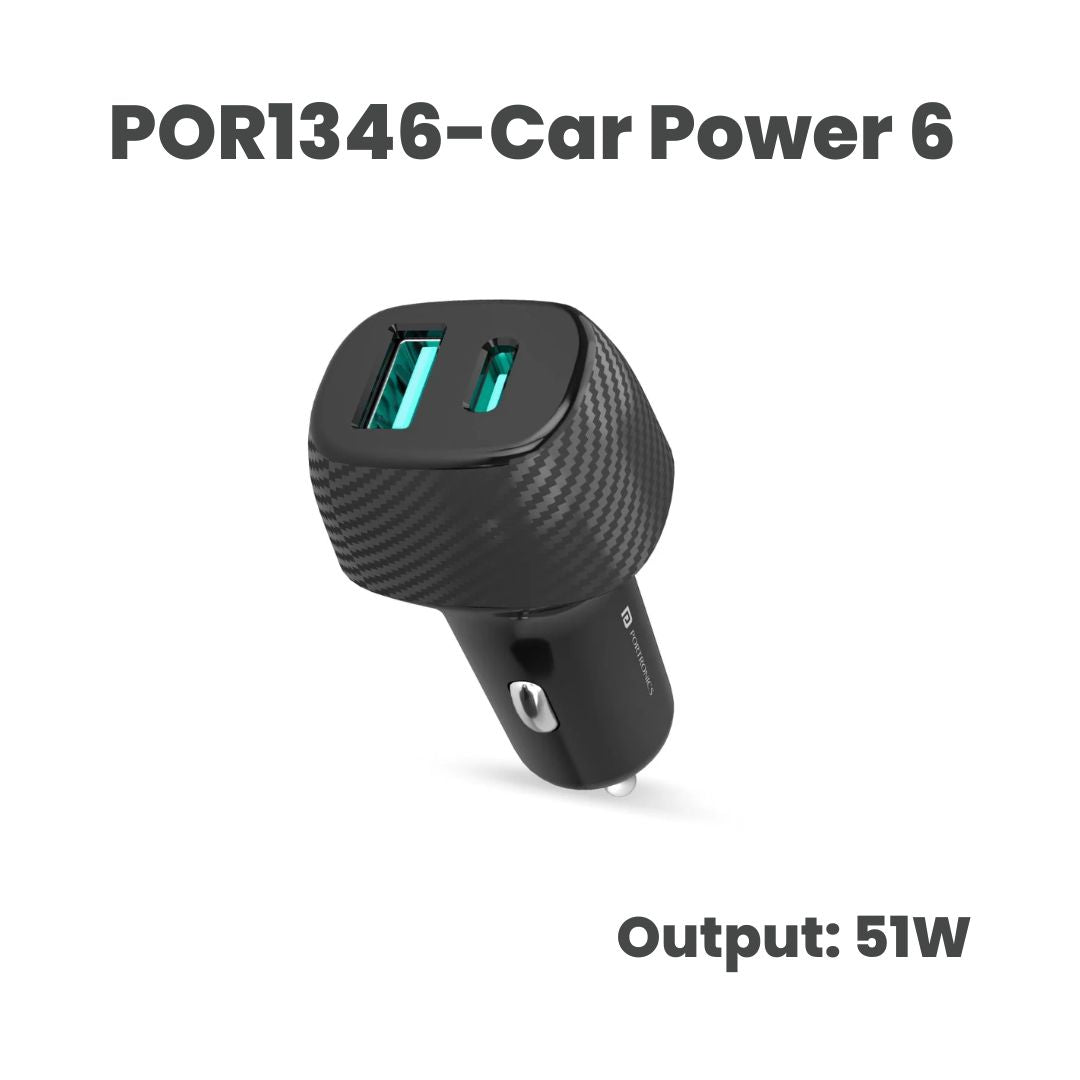 Portronics: Dual USB Output Fast Car Charger