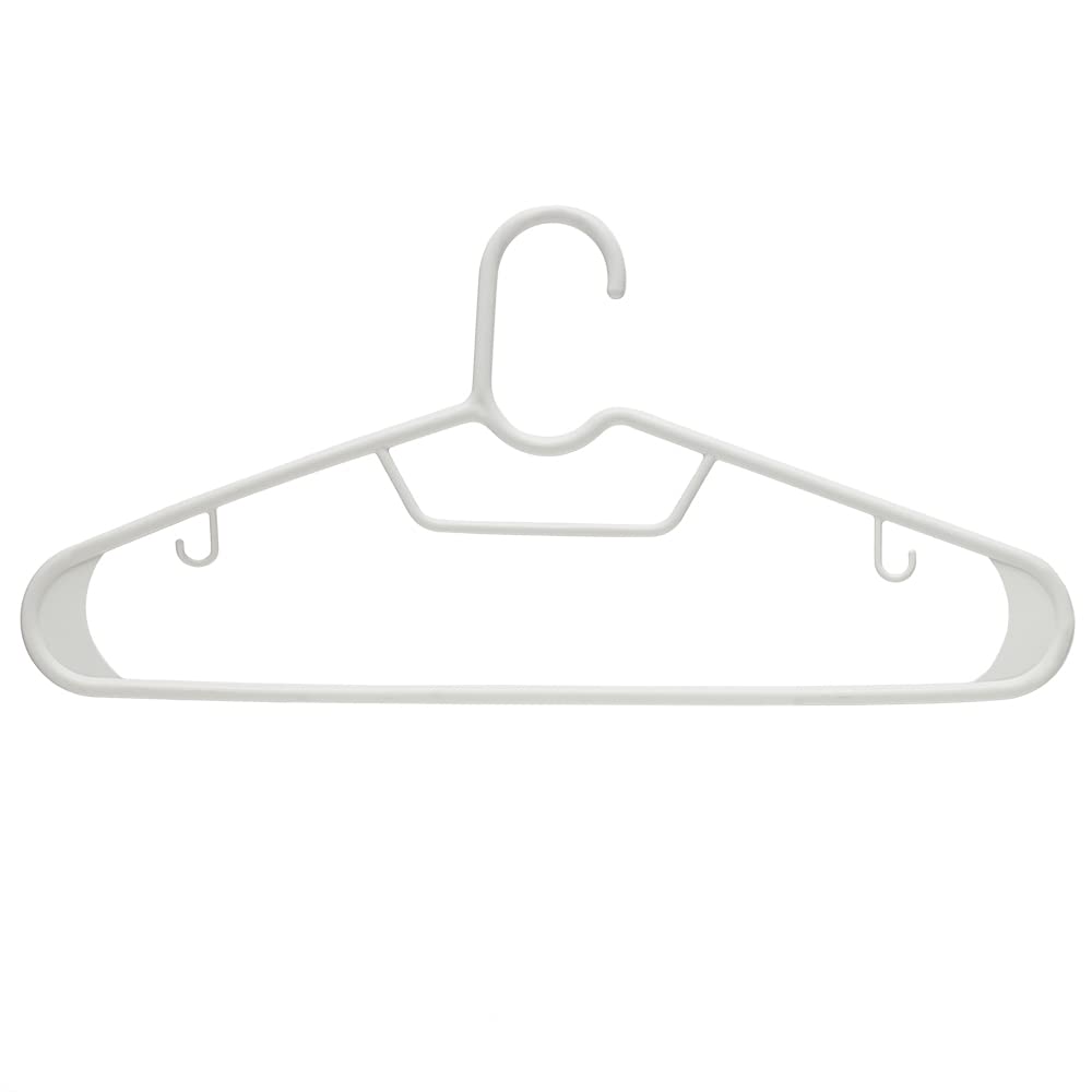 Plastic Hanger with 2 Hooks