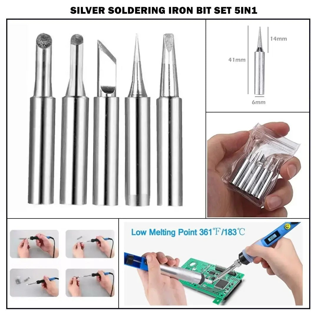 60W Premium Soldering Iron/Station Bits