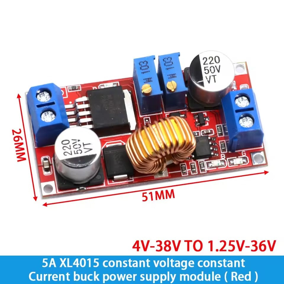 XL4015 5A DC-DC Step Down Adjustable Power Supply Buck Module