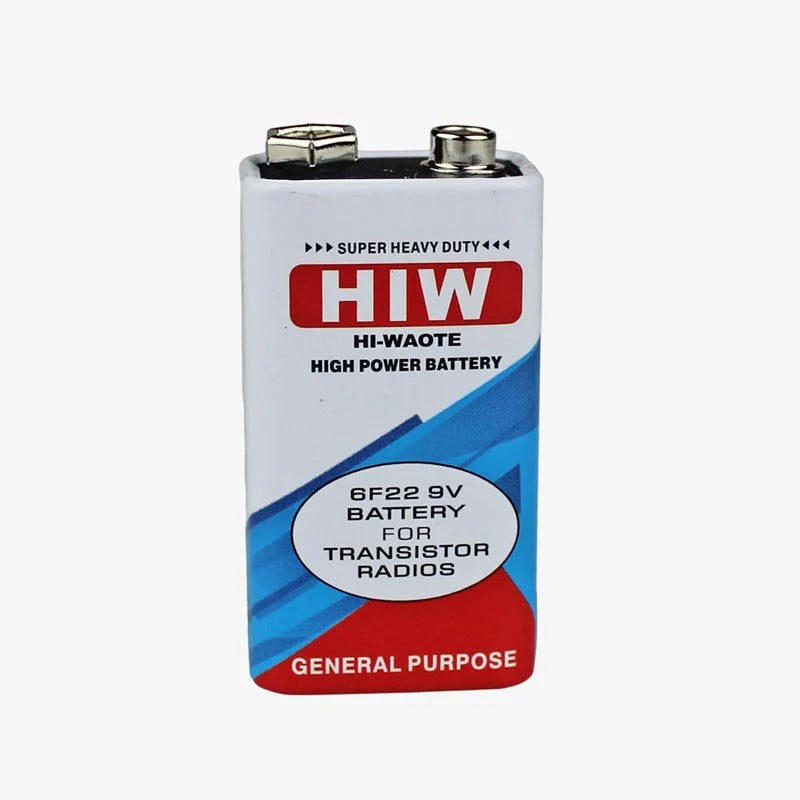 HIW Hi-Waote 9-Volt Battery