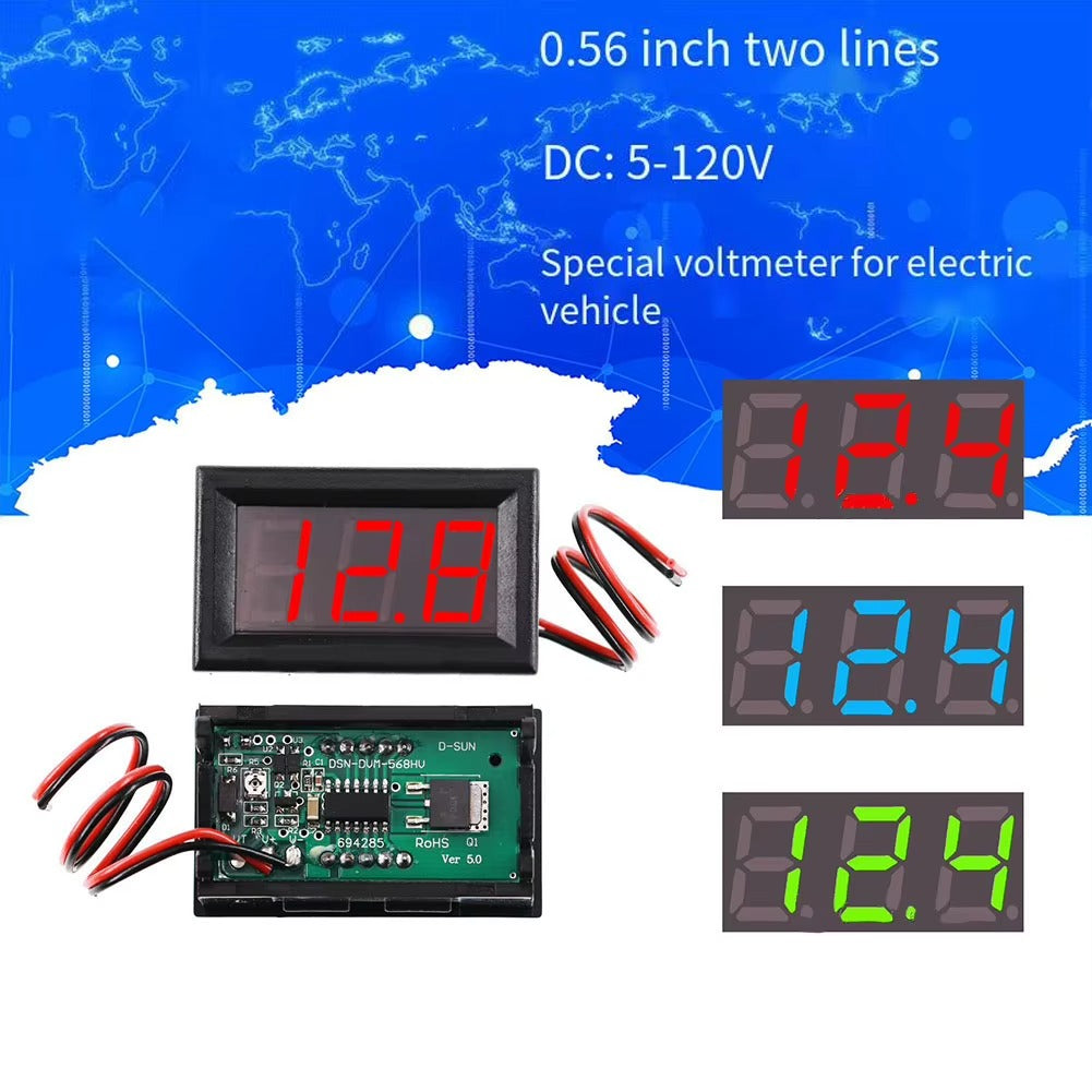 0.56inch Two-Wires LED Light Digital Voltmeter