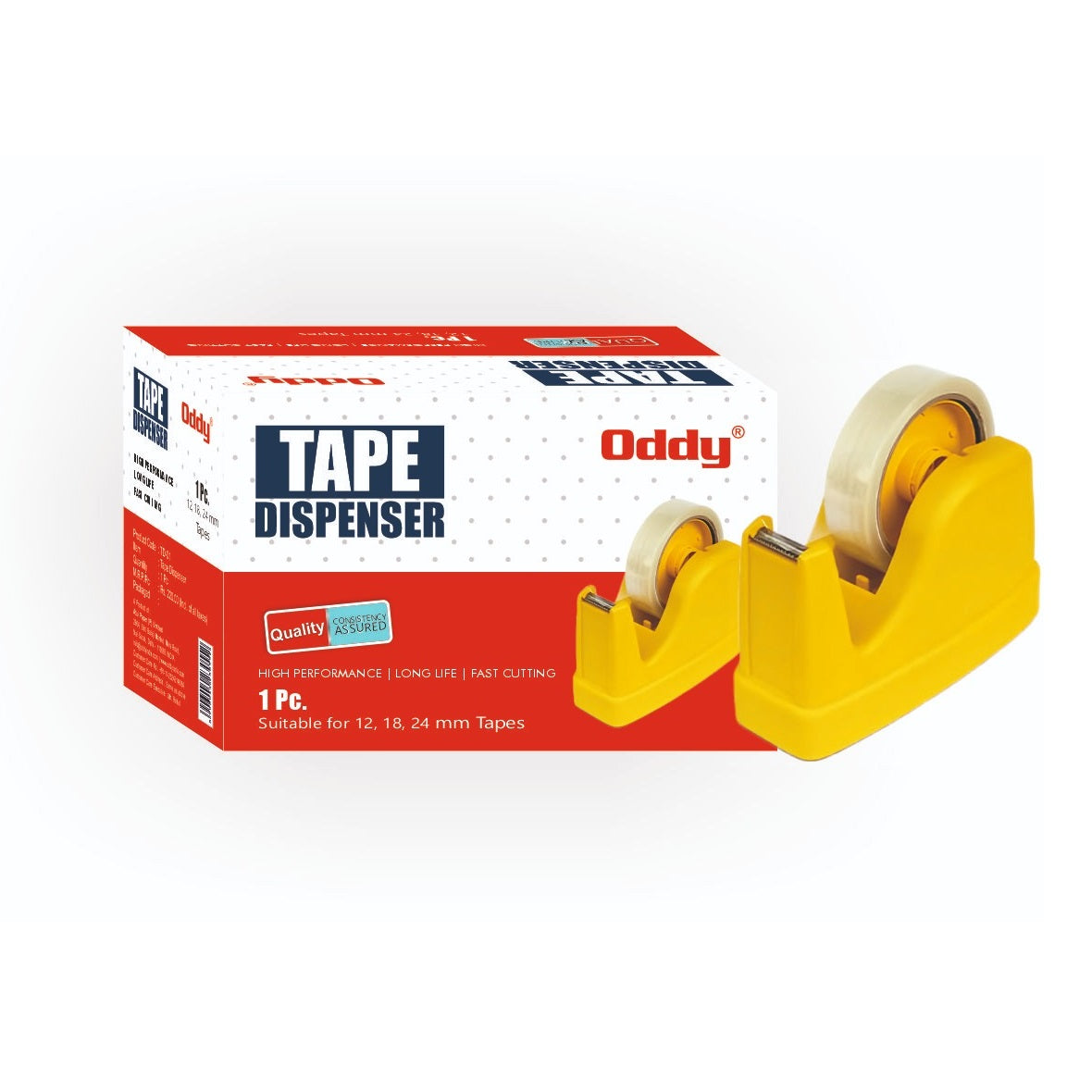 Oddy: TD-01 Single Sided Manual Tape Dispenser 0.5in-1.0in