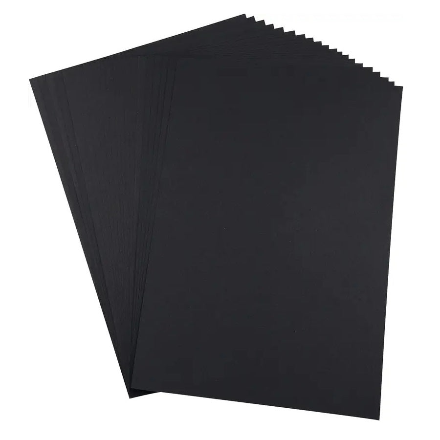 A4 Black Paper - 120 GSM (Pack of 20)