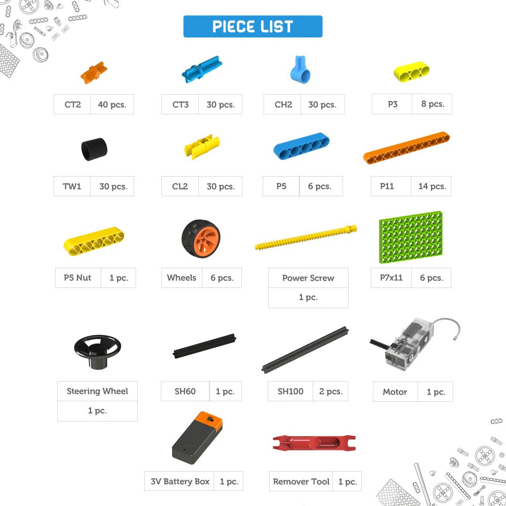 Blix: 7 in 1 Power Screw Robotics STEM Kit