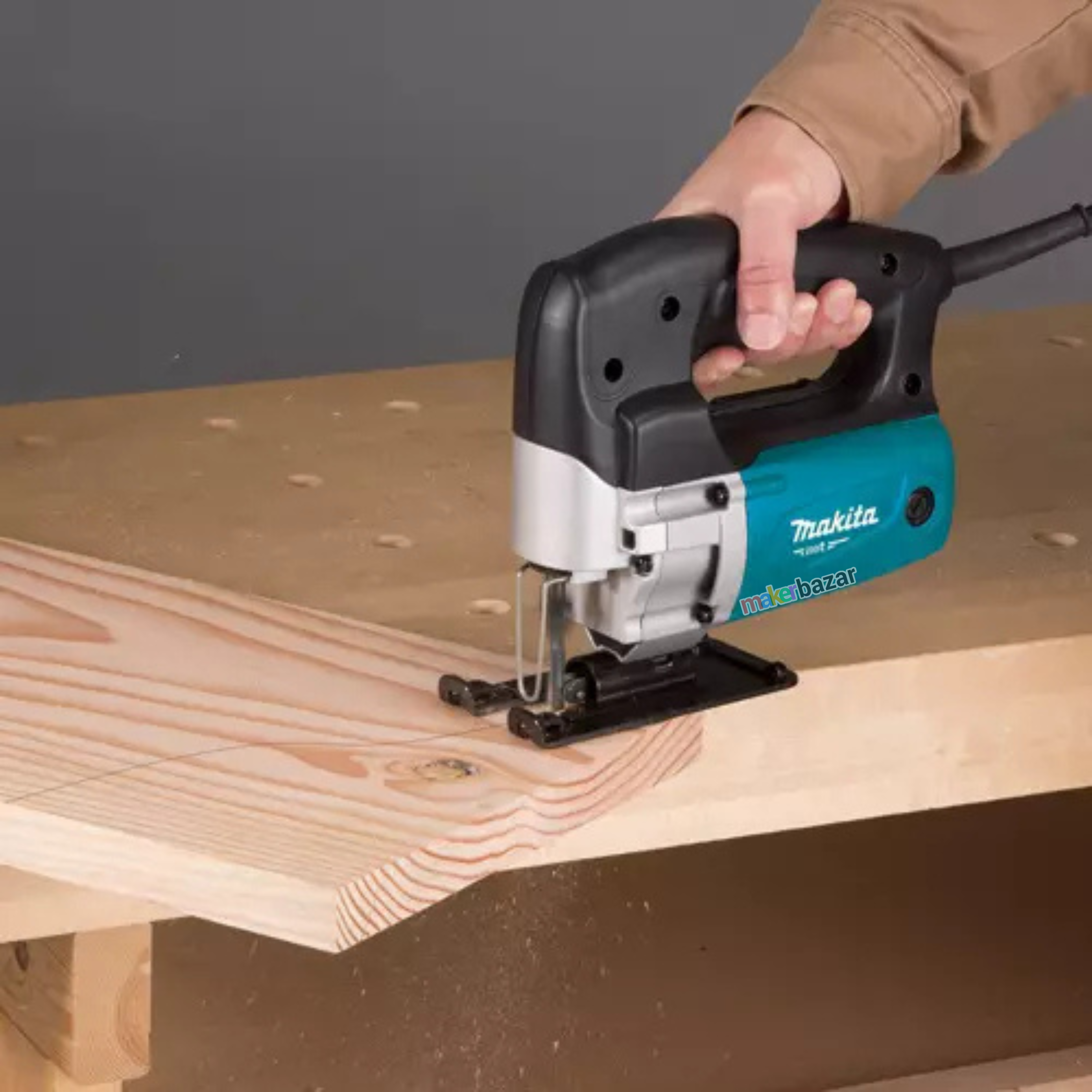 Makita Variable Speed Jig Saw Machine with Bevel Cutting