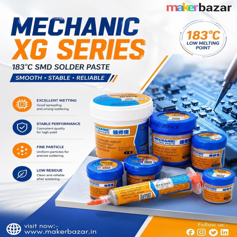 Mechanic: XG Series 183℃ SMD Solder Paste