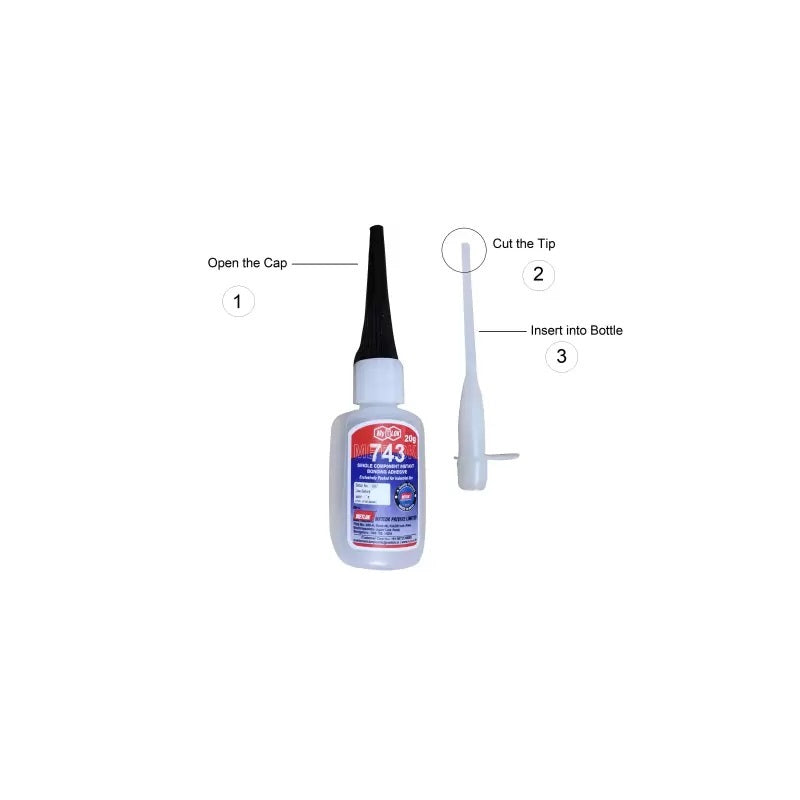 20g 743 Single Component Instant Bonding Adhesive