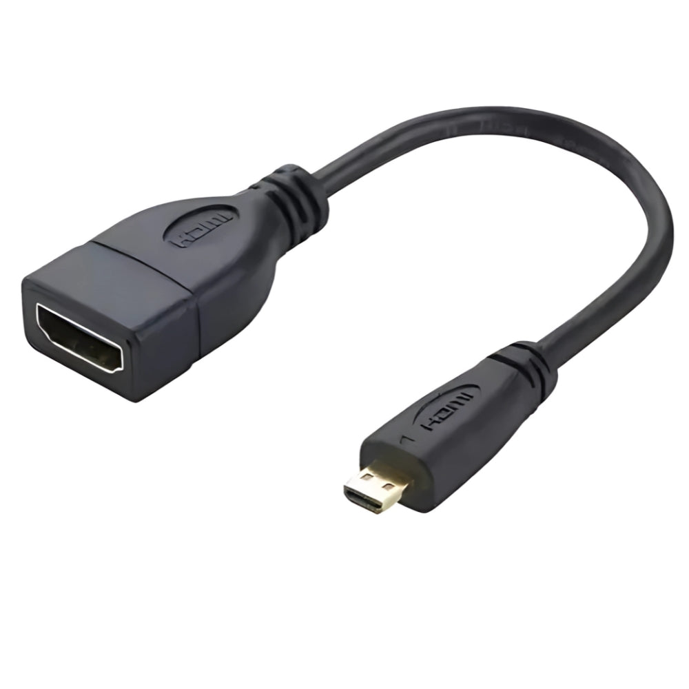 Micro HDMI Male (Type-D) to Female HDMI (Type-A) Converter