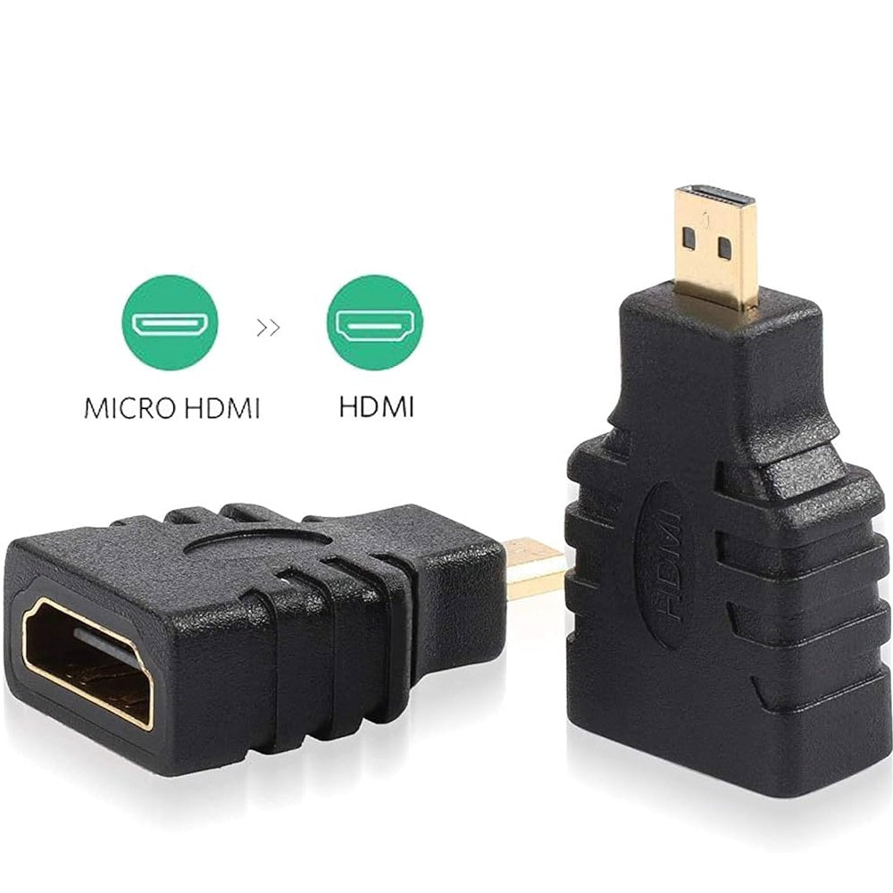 Micro HDMI Male (Type-D) to Female HDMI (Type-A) Converter