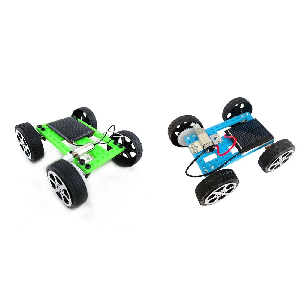 Mini Solar Powered DIY Toy Car Kit