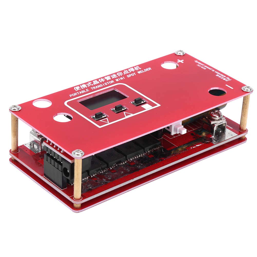 Mini Spot Welding Machine Automatic Control 10AWG Multiwire Portable Transistor 18650 Lithium Battery Spot Welder
