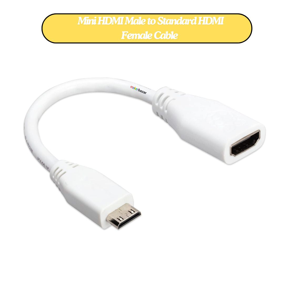 Raspberry Pi Official Mini HDMI Male to HDMI Female Converter