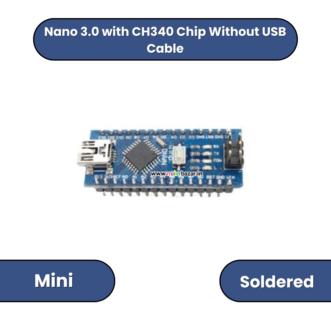 Nano 3.0 with CH340 Chip without USB cable