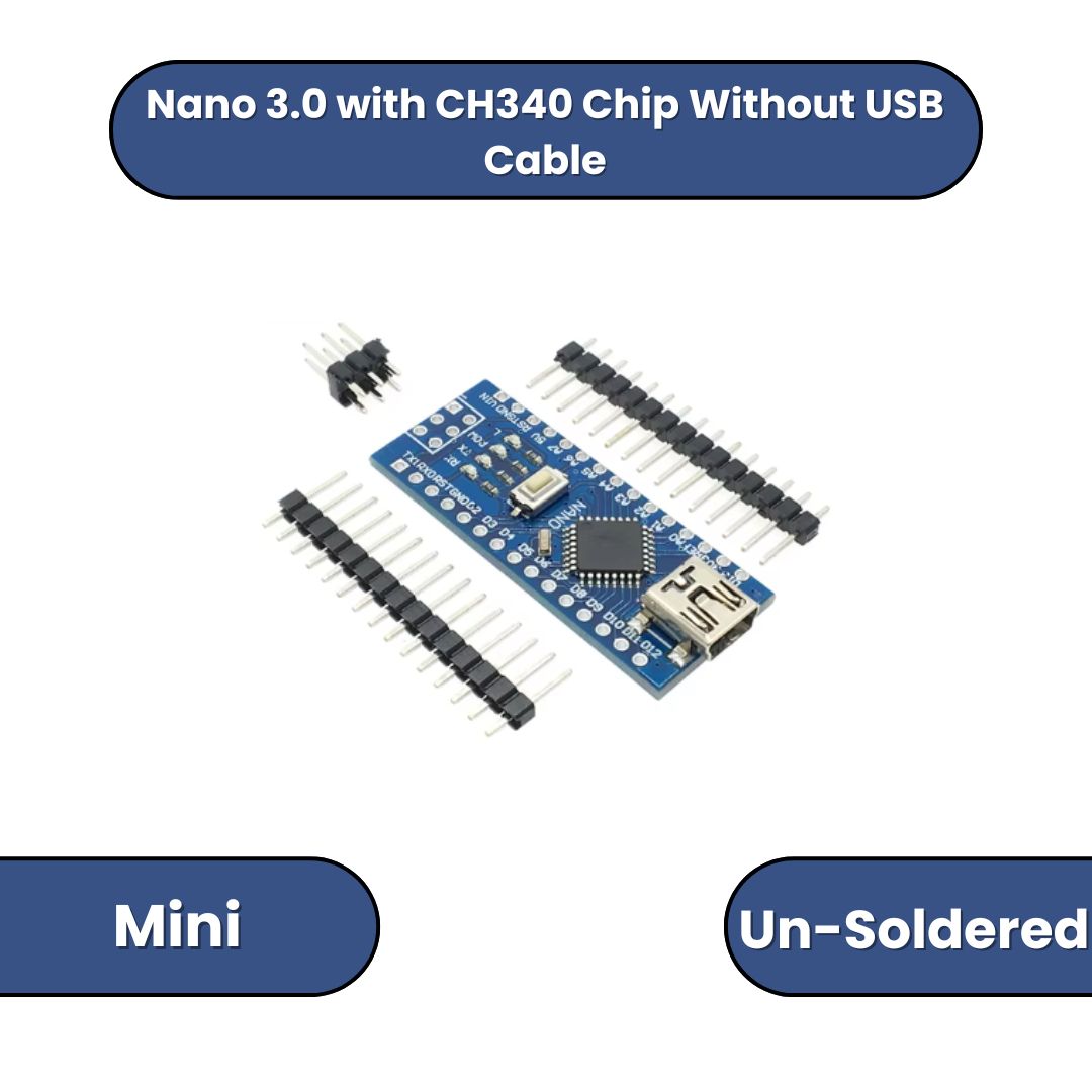 Nano 3.0 with CH340 Chip without USB cable