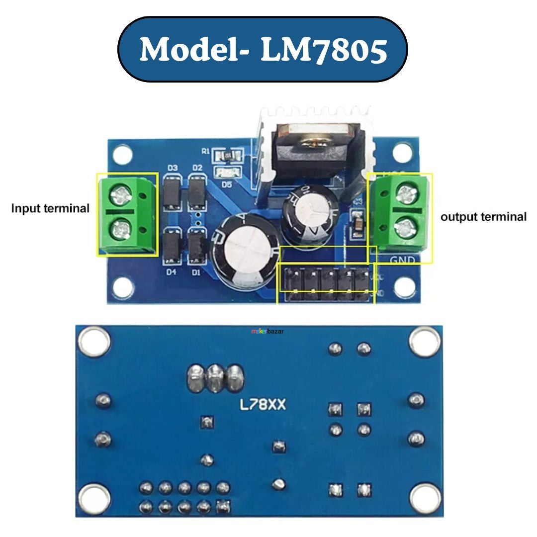 LMxx DC/AC Three Terminal Voltage Regulator Module